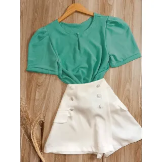 Princesa Luna Blusa Manga Curta - Preto