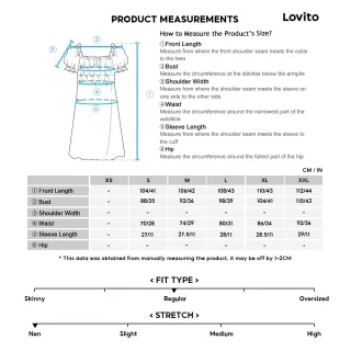 Vestido Feminino Preto com Mangas Bufantes e Decote Quadrado - Lovito - Preto