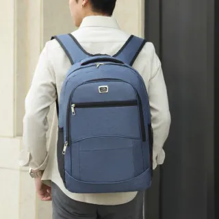 Mochila Notebook Unissex Resistente à Água para Viagem ou Escola - Preto