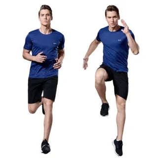 Blusa Masculina Manga Curta Proteção Uv 50+ Camiseta Esportiva - Cinza