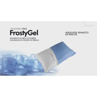 Fibrasca Frostygel: Travesseiro Gelado Lavável com Fibra de Alta Qualidade - Único
