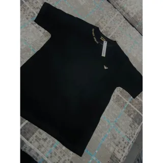 Moda Luxo Camiseta Armani Casual - Preto