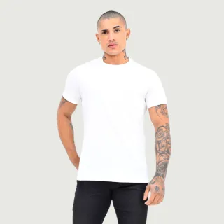 Camisa Masculina Premium Basica em Malha Grossa 100% Algodão - Branco