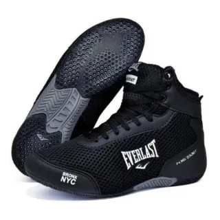 Promoção: Bota feminina Everlast Botinha para Treino Academia Fitness Crossfit - Preto Dourado