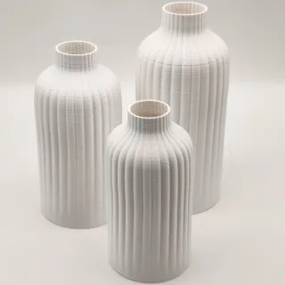 Vasos Riscados Suave - Trio de Cachepots - Único