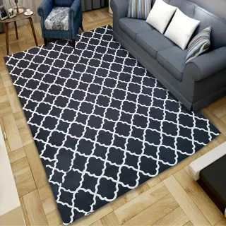 Aveludado Tapete Belga Luxo Estampado 2,00 X 2,40