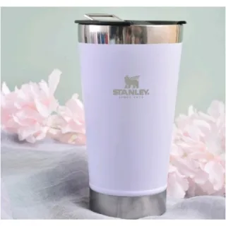 Caneca Inox Beer Cup com Tampa e Abridor - Copo Térmico de 473ml para Cerveja e Café - Amarelo