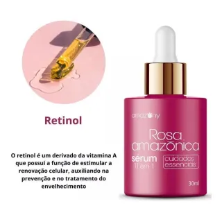 30ml Amazony Rosa Amazônica Sérum 11 Em 1 - Único