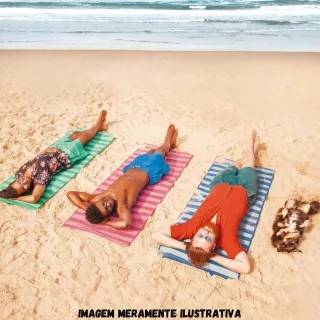 Mor Esteira Impermeável Dobrável 1,8m x 90cm - Praia - Único