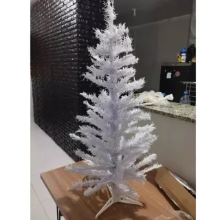 Decoração Natal Branca Arvore 90cm Pinheiro 90 Galhos - Único