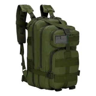 Envio 24hs Mochila Militar Masculina Assalt Fire Tática - Verde Brasil