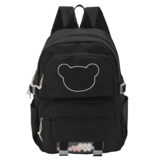 Alça ajustável Mochila B1001 estilo Estudante Multicompartimento JORGE - Rosa