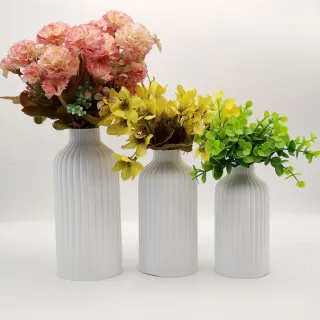 Vasos Riscados Suave - Trio de Cachepots - Único