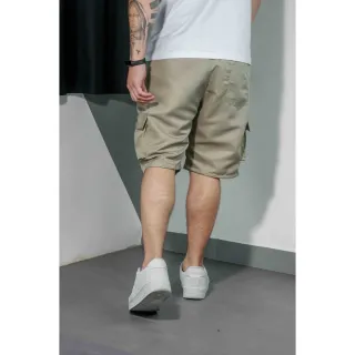 Masculina Bermuda Caqui Cargo Compton Corta Vento 5 Bolsos - Caqui