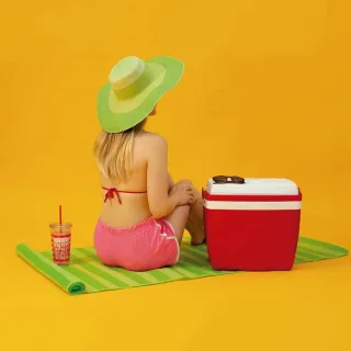 Mor Esteira Impermeável Dobrável 1,8m x 90cm - Praia - Único