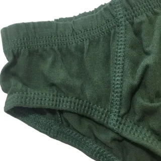 Cueca Algodão Slip Lisa Básica Adulto - Tradicional - Chumbo