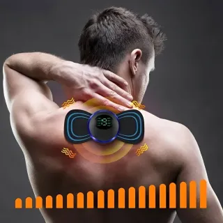 Massageador EMS SU Elétrico por Impulso Cervical, Lombar e Corpo - Único