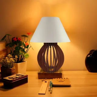 Luminária Abajur La Finesse Cupula Branco - Kit 2 unidades - Único