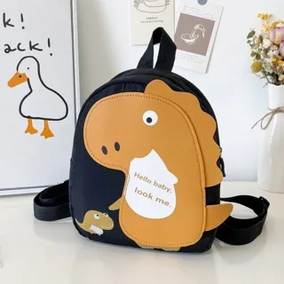 Mochila de crianças com estampa de dinossauro - Azul