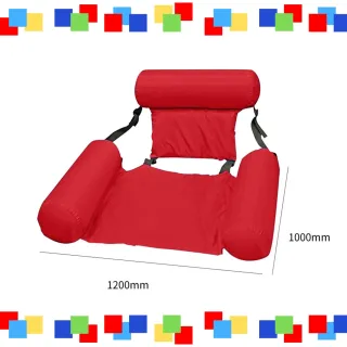 Cadeira Flutuante Boia para Piscina - Adulto e Criança - 2 Boias