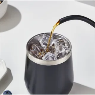 Tampa Acrílica Inox Copo Térmico 360ML - Promoção Raryel - Amarelo