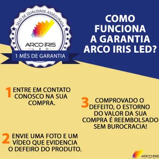 Luminária Led Smd Pétala 100w - Bivolt, IP67, Poste A Prova d
