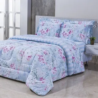 Cobertor Dupla Face Casal Estampa Variada Poliéster - GEOMETRICO