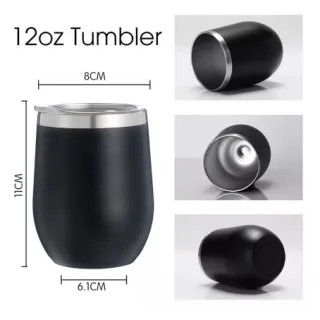 Tampa Acrílica Inox Copo Térmico 360ML - Promoção Raryel - Amarelo