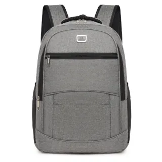 Mochila Notebook Unissex Resistente à Água para Viagem ou Escola - Preto