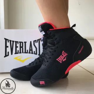 Promoção: Bota feminina Everlast Botinha para Treino Academia Fitness Crossfit - Preto Dourado