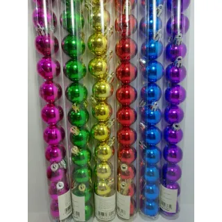 Tubo de Bolas Natalinas - 15UND/12UND - Vinho