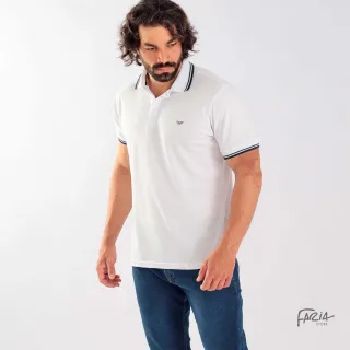 Polo Branca Premium Wayna - Camisa - M