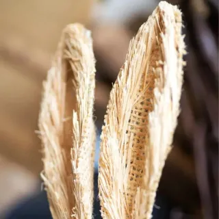 Enfeite de Páscoa Coelho Fêmea 30cm Palha - Decoração Ovos - Único