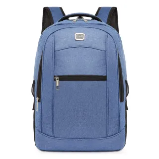 Bolsa Prova D'água Mochila Grande Capacidade Laptop Alça Feminina Masculina - Cinza