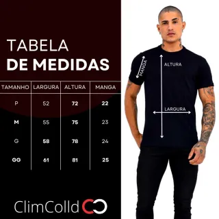 Camisa Masculina Premium Basica em Malha Grossa 100% Algodão - Branco