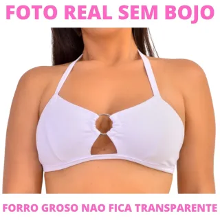 Biquíni Hot Pants Feminino Suplex - Argola Amarrar Alta Praia - NEON VERDE