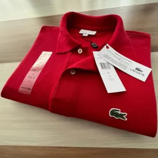 Polo LACOSTE Piquet - Camisa Masculina de Alta Qualidade em Promoção - Azul