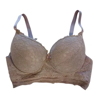 Sutiã Feminino Renda Plus Size com Bojo Reforçado - Alça Reforçada - Branco