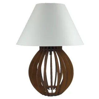 Luminária Abajur La Finesse Cupula Branco - Kit 2 unidades - Único