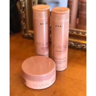 Kit Revival Braé - Máscara, Condicionador e Shampoo - Único