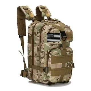 Envio 24hs Mochila Militar Masculina Assalt Fire Tática - Verde Brasil