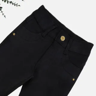 Moda Infantil: Calça Jeans Skinny Menina Juvenil 2-16 Anos - JEANS ESCURO