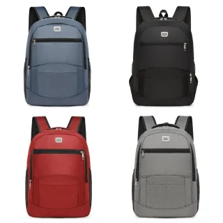 Mochila Notebook Unissex Resistente à Água para Viagem ou Escola - Preto