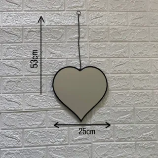 Conjunto de 3 Espelhos Decorativos em Formato Coração, Curva ou Gota - Curva Dourado