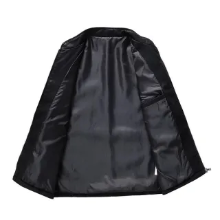 Moda Inverno Masculina: Jaqueta Motoqueiro de Couro - Preto
