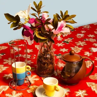 Toalha Retangular Natal Oxford Sortidas - 6 Lugares - Único