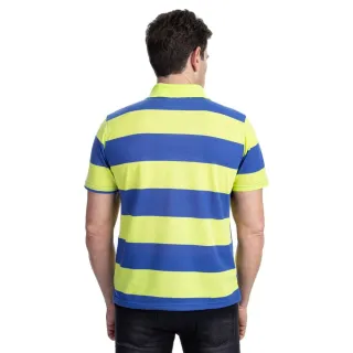 Listrada Masculina Camisa Polo Verde - 2