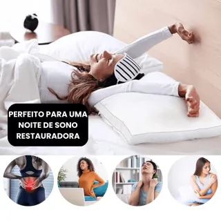 Travesseiros SonoLeve Premium Fibra Siliconada - Kit com 2 - Extra Macio e Antialérgico - Único