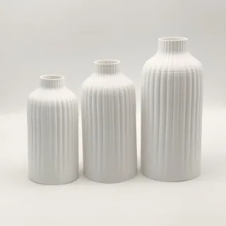 Vasos Riscados Suave - Trio de Cachepots - Único