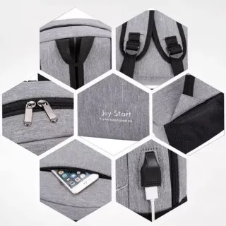 Conjunto Mochila Bolsa Notebook Escolar 3 Peças Masculina Feminina - Aleatória